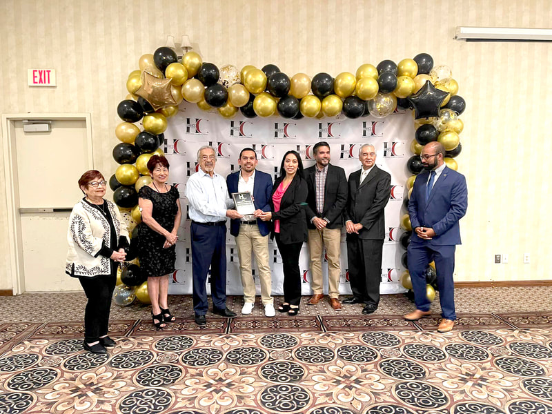 Group photo with award presentation